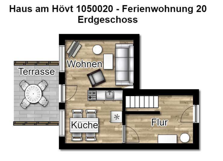 גוהרן Haus Am Hoevt - Ferienwohnung 20 מראה חיצוני תמונה