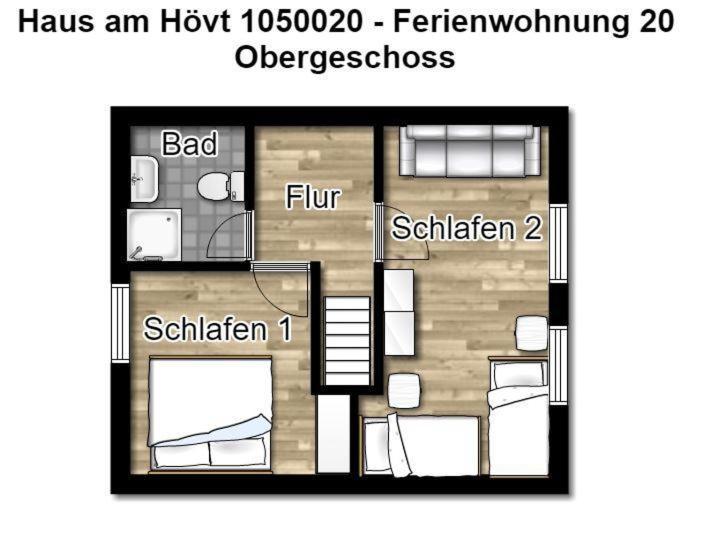 גוהרן Haus Am Hoevt - Ferienwohnung 20 מראה חיצוני תמונה